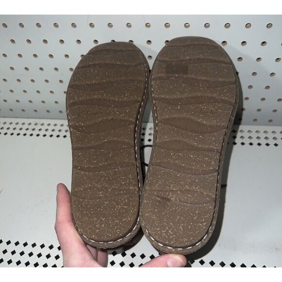 Clarks Tamitha Key Womens Suede Side Zip Lace Up Ankle Boots Booties Size 9.5 - Picture 7 of 8